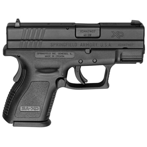 springfield armory xd sub compact 40 sw 3in black pistol 91 rounds california compliant 1417373 1