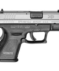 springfield armory xd sub compact 40 sw 3in blackstainless pistol 91 rounds california compliant 1417375 1