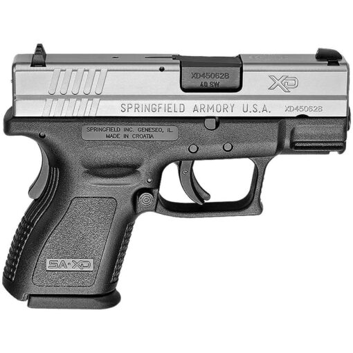 springfield armory xd sub compact 40 sw 3in blackstainless pistol 91 rounds california compliant 1417375 1