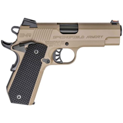 springfield armory 1911 emp conceal carry 9mm luger 4in desert fde pistol 91 rounds 1539694 1