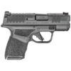 springfield armory hellcat micro compact with fiber optic sight 9mm luger 3in black pistol 131 rounds 1646990 1